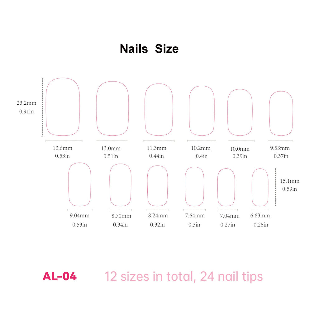 Short square fake nails by LAQTA featuring a sleek, modern design with a smooth finish and natural-looking shape.