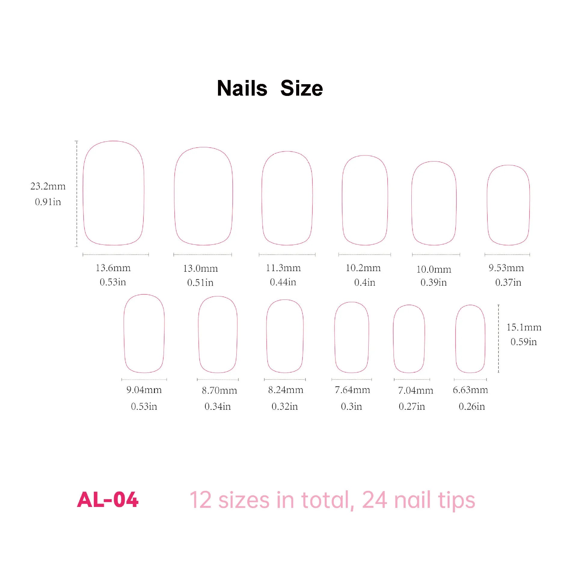 Short square fake nails by LAQTA featuring a sleek, modern design with a smooth finish and natural-looking shape.
