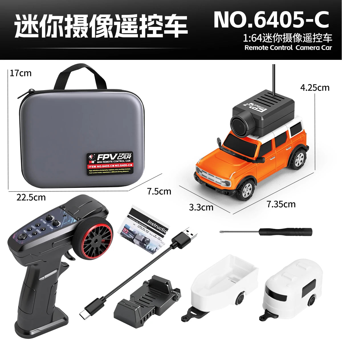 6406-C Remote Control Camera Car