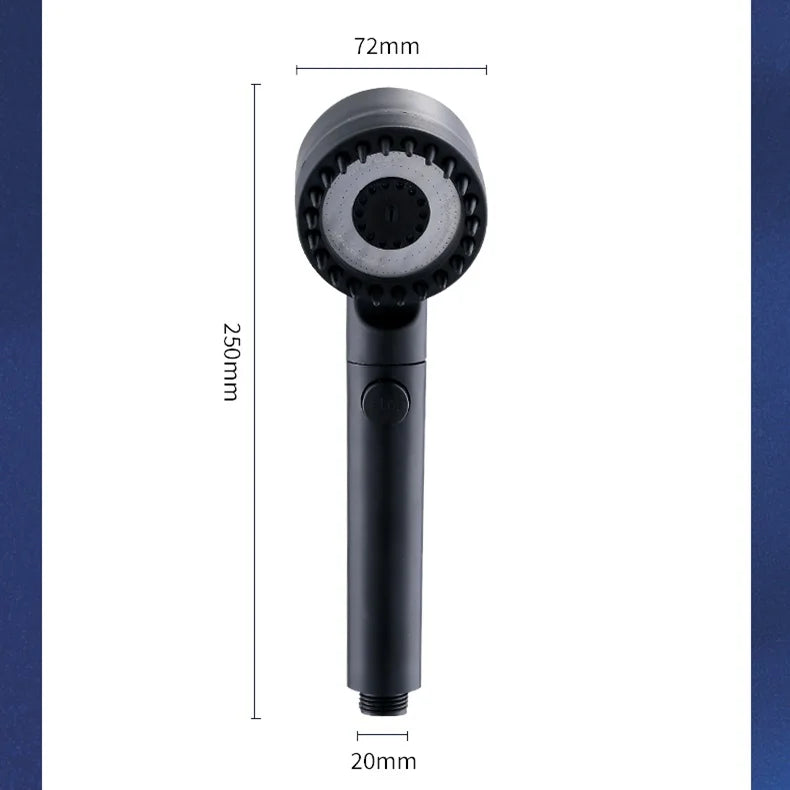LAQTA high pressurized filter shower head with sleek design and multiple spray settings, suitable for enhanced water filtration and comfort