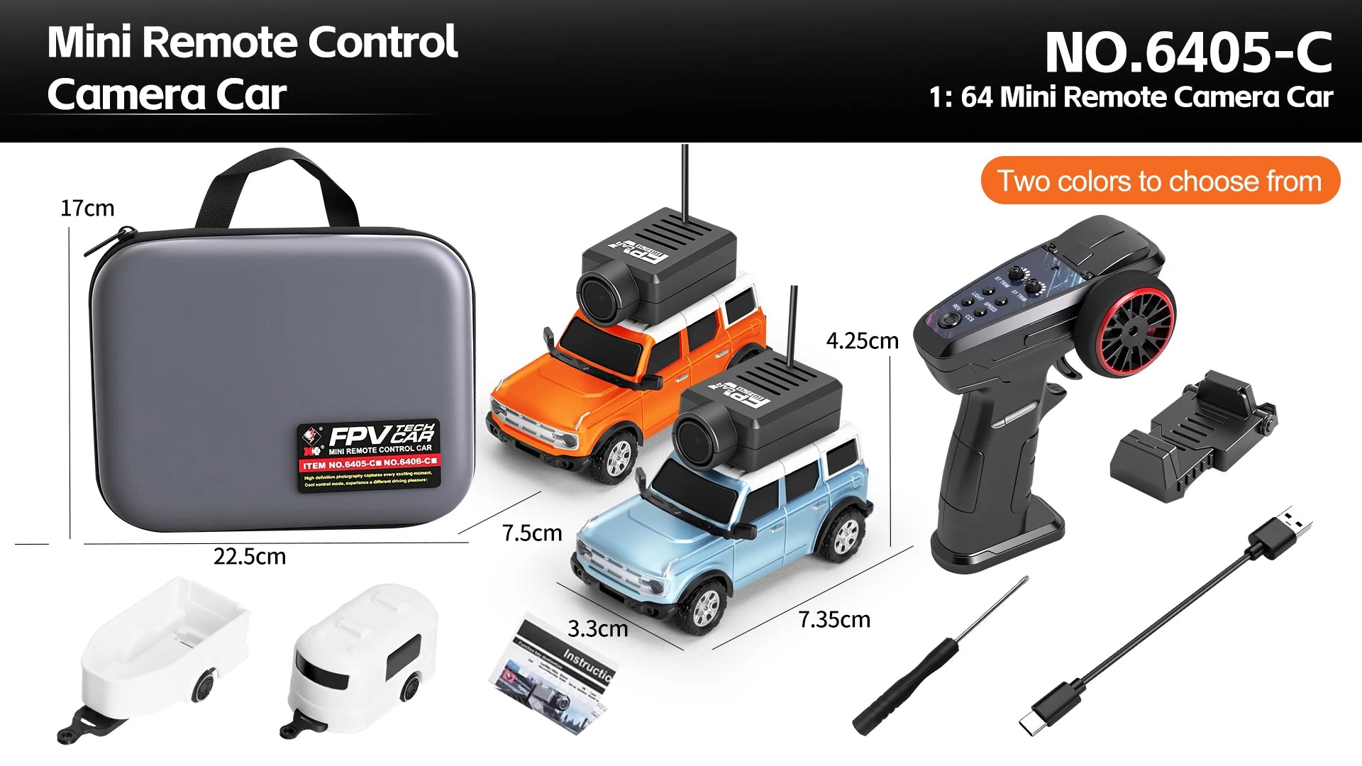 6406-C Remote Control Camera Car