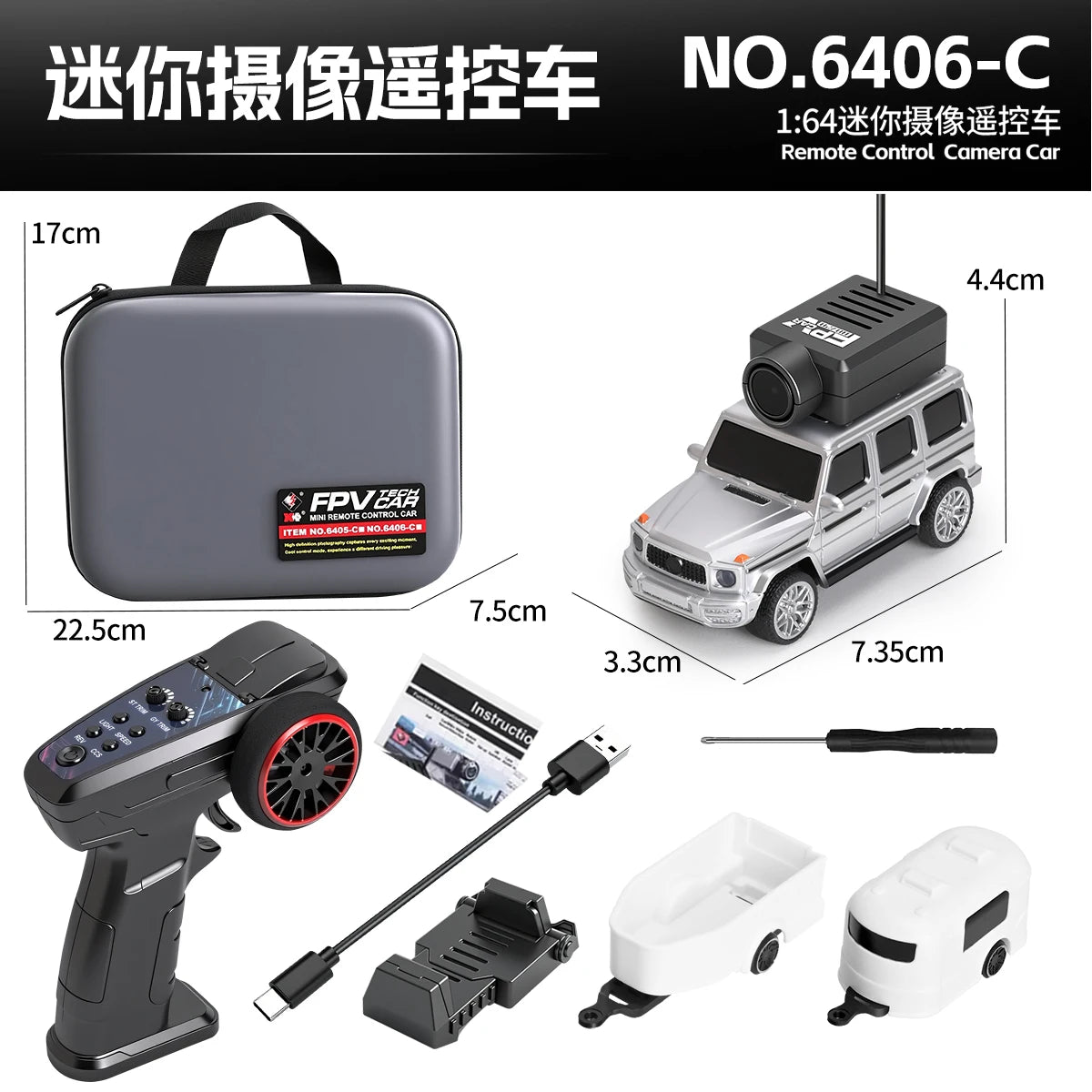 6406-C Remote Control Camera Car
