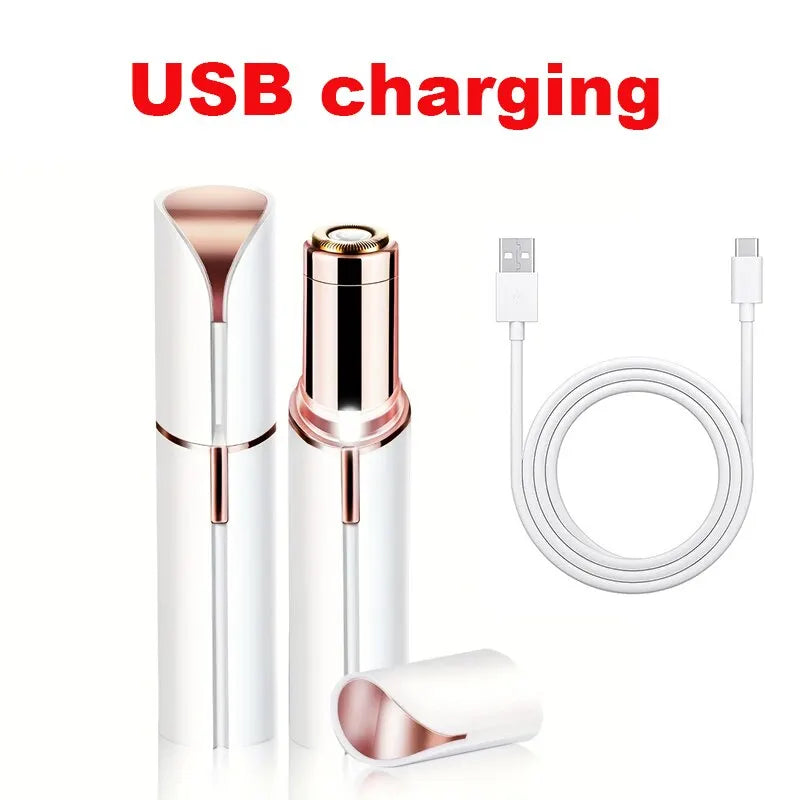 Portable LAQTA lipstick in sleek packaging, showing the compact design and vibrant color of the lipstick.