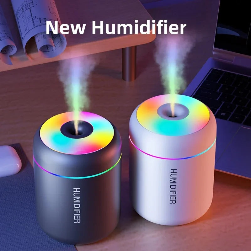 LAQTA 180ML mini air humidifier displaying a compact white device suitable for desktop use