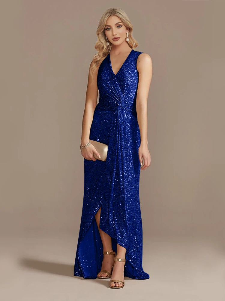 Elegant LAQTA evening dress featuring a sleek silhouette and intricate detailing, perfect for formal occasions.
