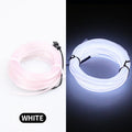 LAQTA car interior atmosphere lighting LED strip showing colorful ambient lighting inside a vehicle cabin.