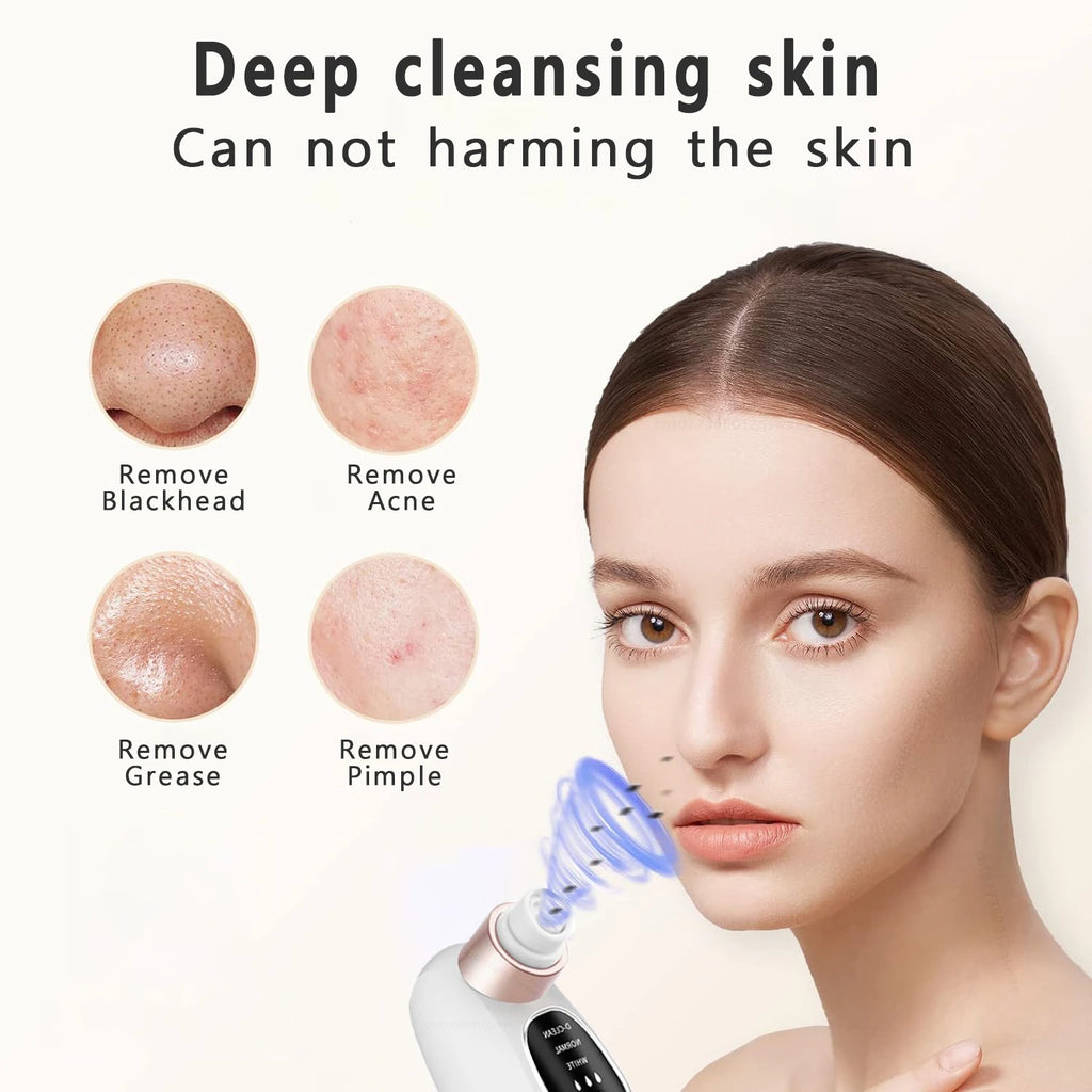 LAQTA blackhead remover tool with stainless steel tip for pore cleansing and blackhead extraction.