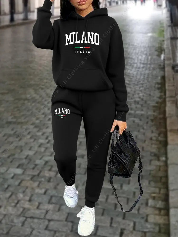 LAQTA MILANO Pants Set featuring a stylish coordinated top and pants, perfect for casual or trendy everyday wear.