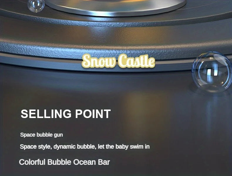 LAQTA fully automatic bubble machine producing colorful bubbles, ideal for parties and outdoor fun.