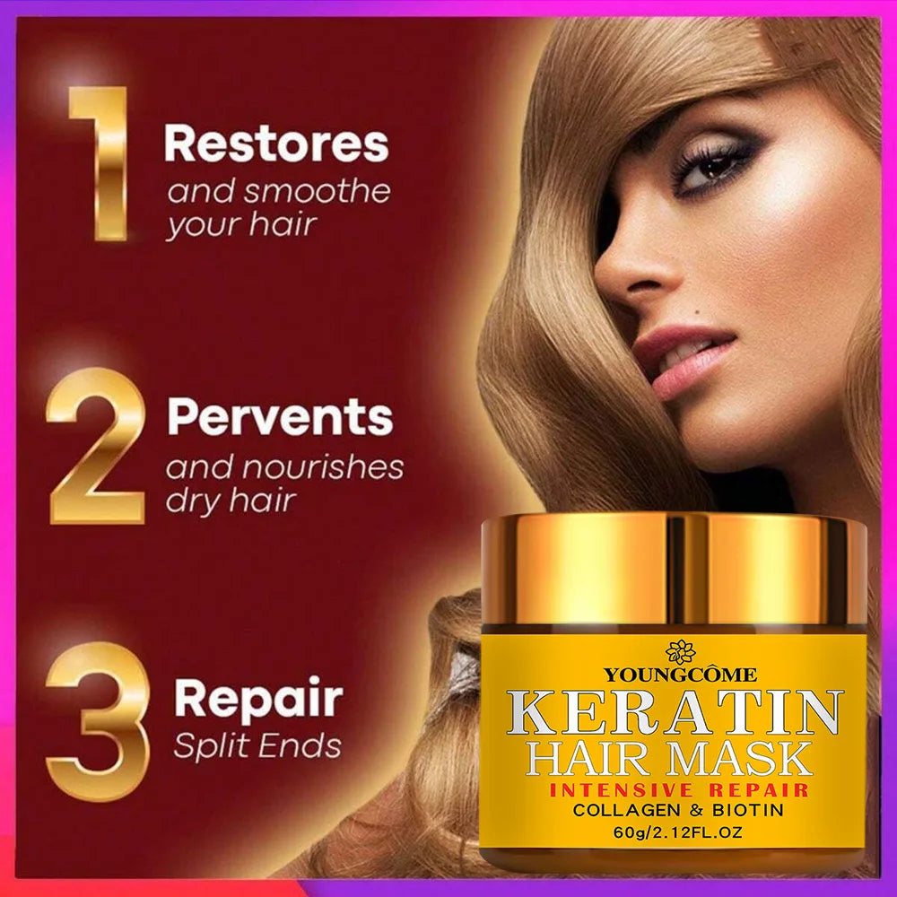LAQTA Hair Repairs product bottle with a sleek design, showcasing nourishing formula for damaged hair repair.