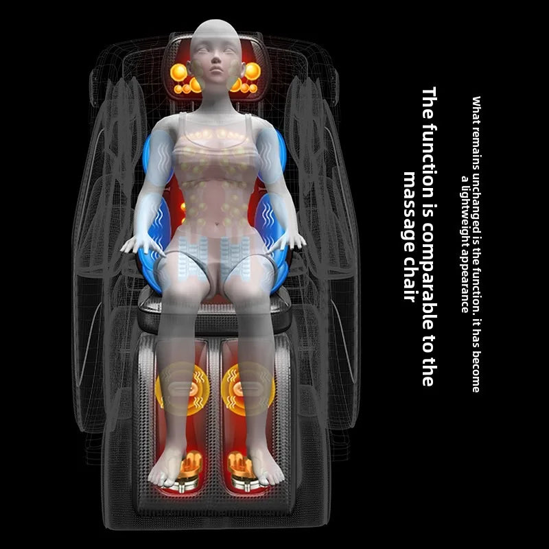 LAQTA Shiatsu neck massager with heat, showing ergonomic design and adjustable straps for targeted relaxation and pain relief.