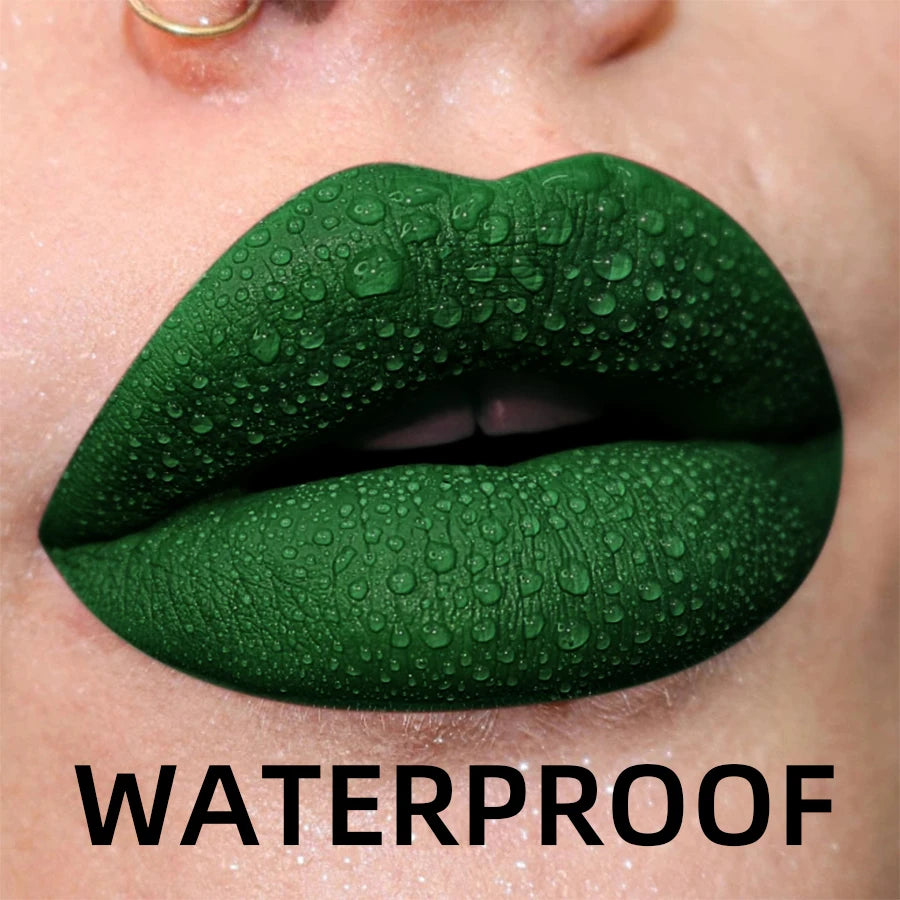 LAQTA matte velvet lip gloss in a sleek tube with a smooth, velvety finish and neutral shade visible in the image.