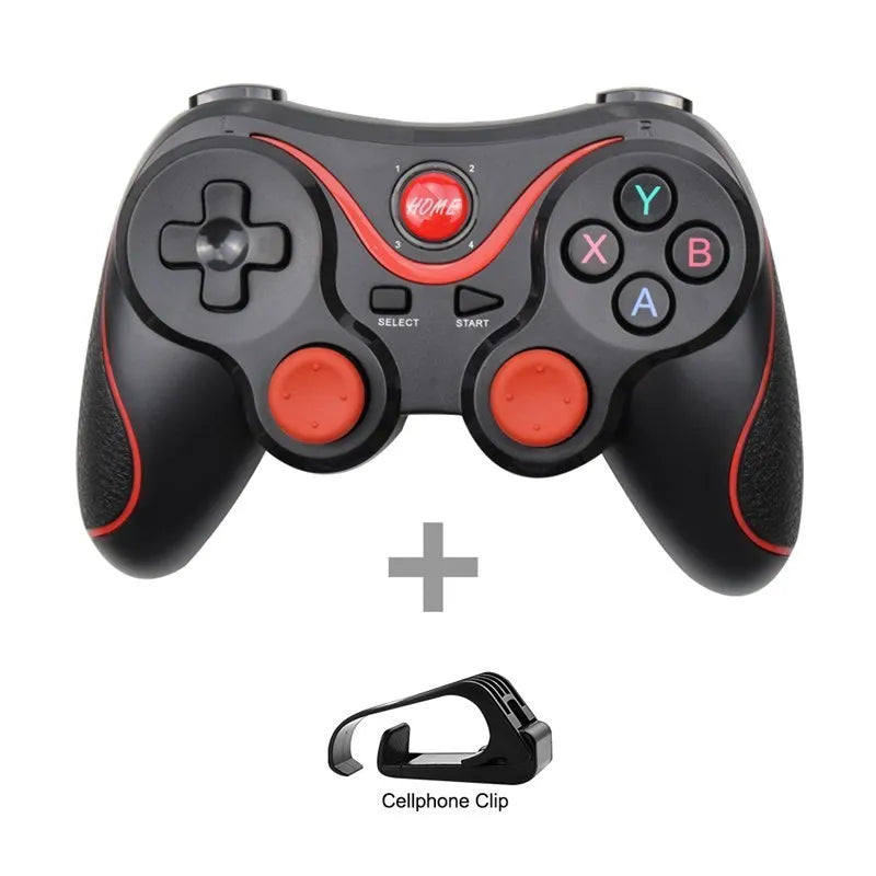 LAQTA Terios T3 X3 wireless joystick with ergonomic design and multiple buttons, suitable for gaming controllers.
