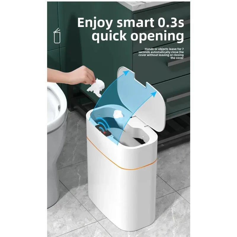 Smart Sensor Trash Can For Home