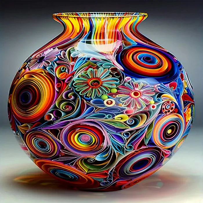 Resin 120 Colors Vase
