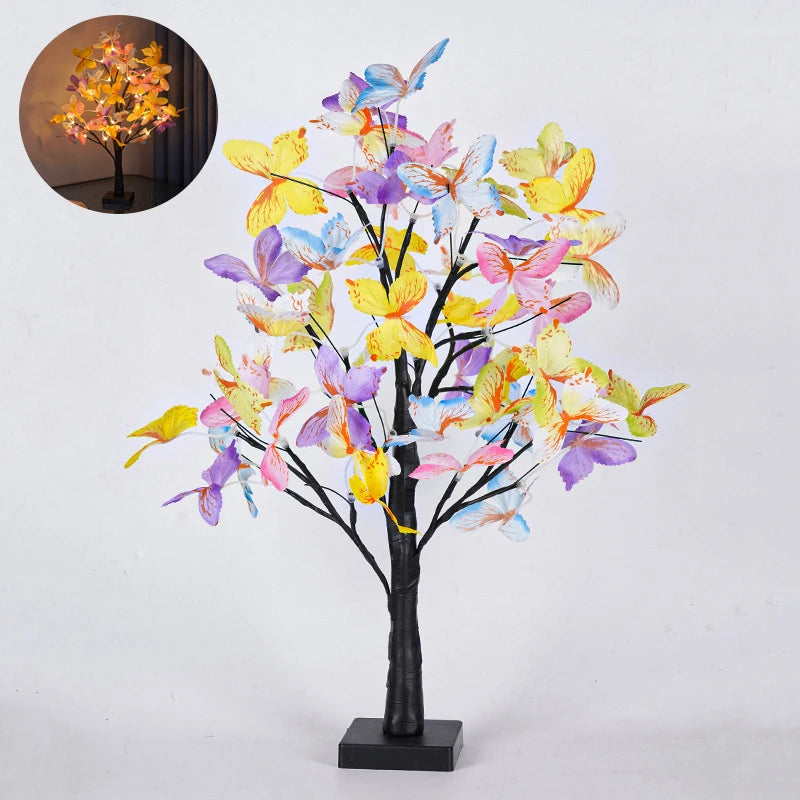 LAQTA Bonsai Tree Lights featuring miniature LED string lights wrapped around a decorative bonsai tree model.