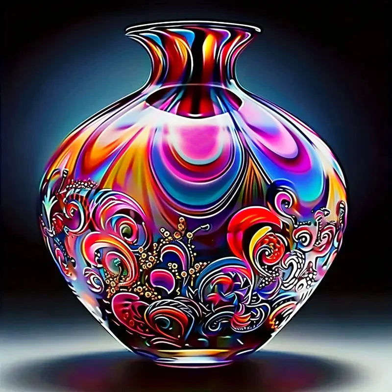 Resin 120 Colors Vase
