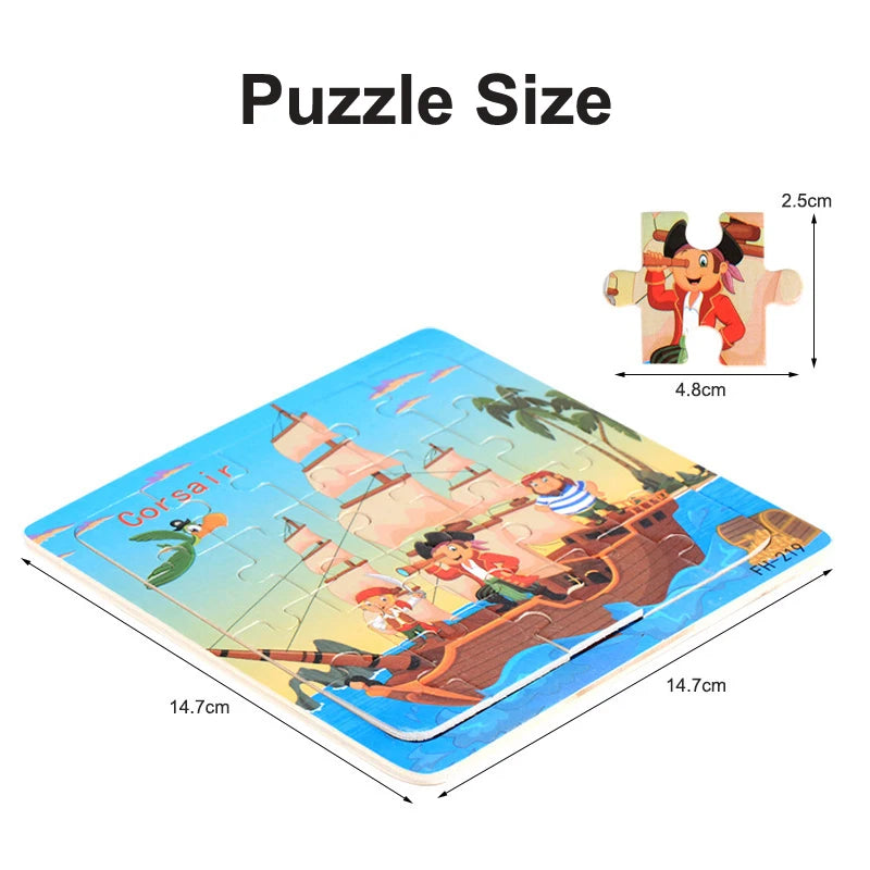 Colorful Montessori 3D puzzle by LAQTA featuring interlocking geometric pieces for educational play and fine motor skill development.