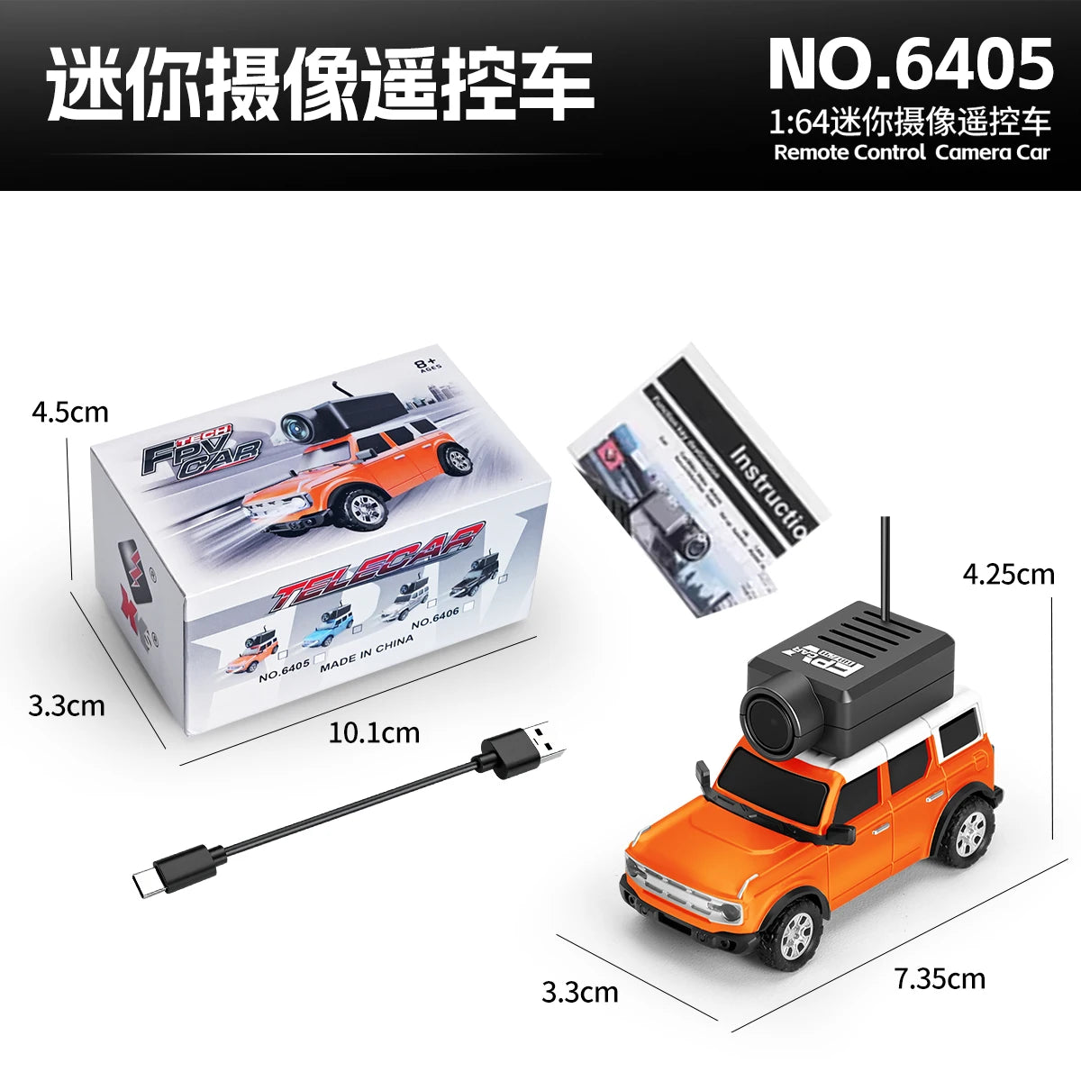 6406-C Remote Control Camera Car
