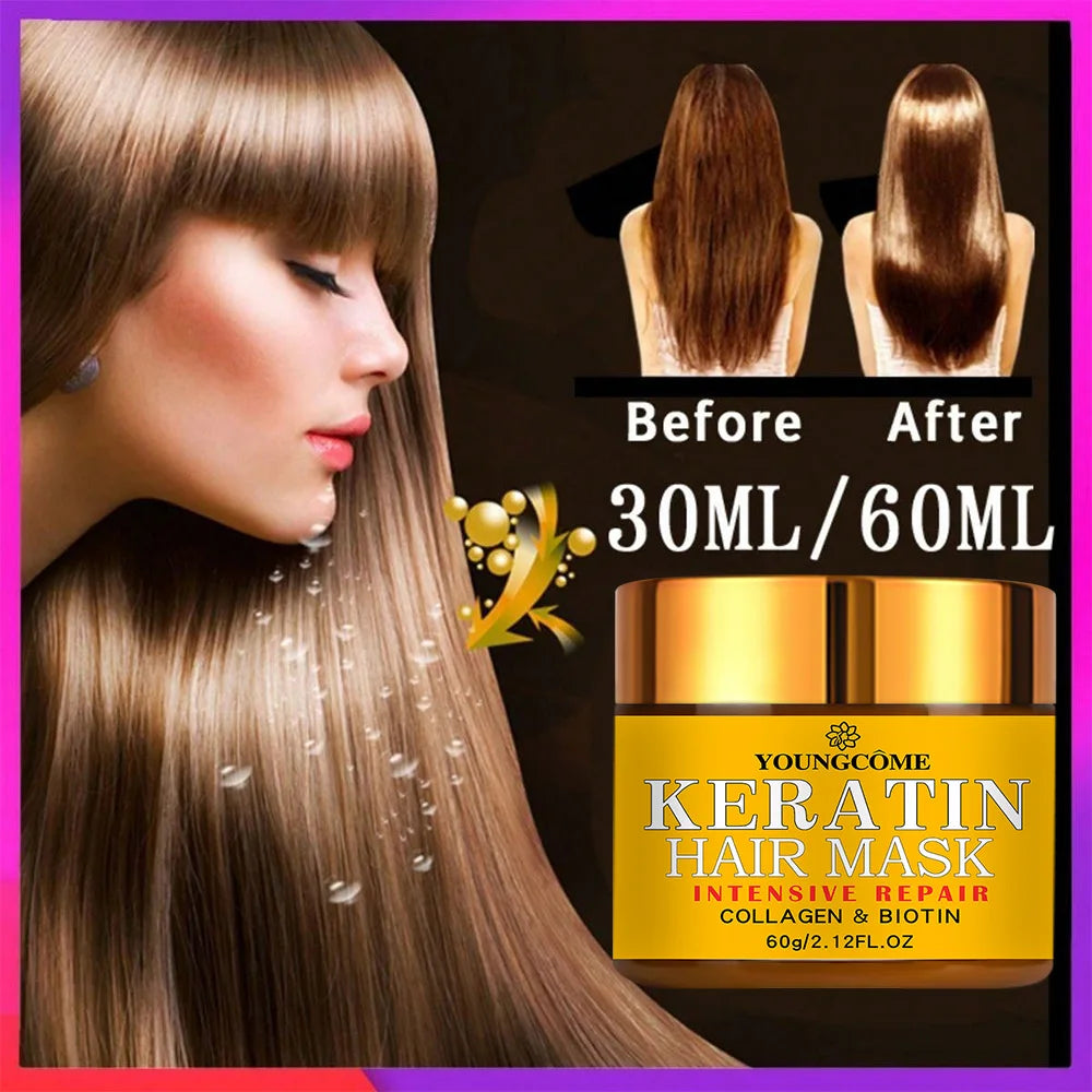 LAQTA Hair Repairs product in a sleek bottle, showcasing its nourishing formula for damaged hair.