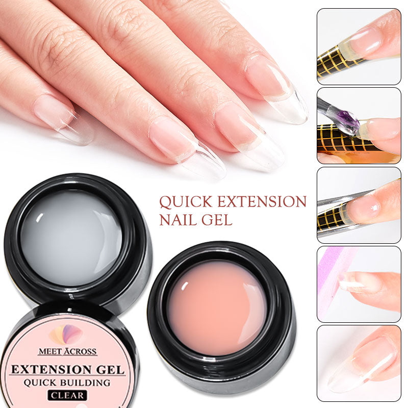 LAQTA quick extension nail showing a sleek, natural-looking artificial nail extension for enhanced manicures.