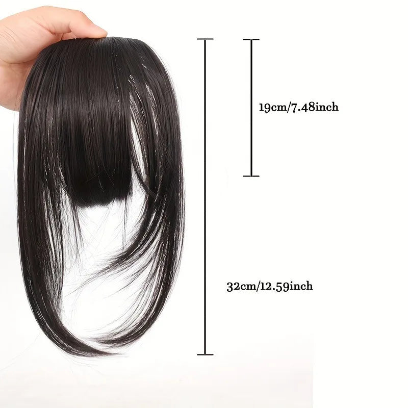 LAQTA synthetic hair clip featuring sleek, lightweight design with secure clasp for easy hair styling and versatile wear.