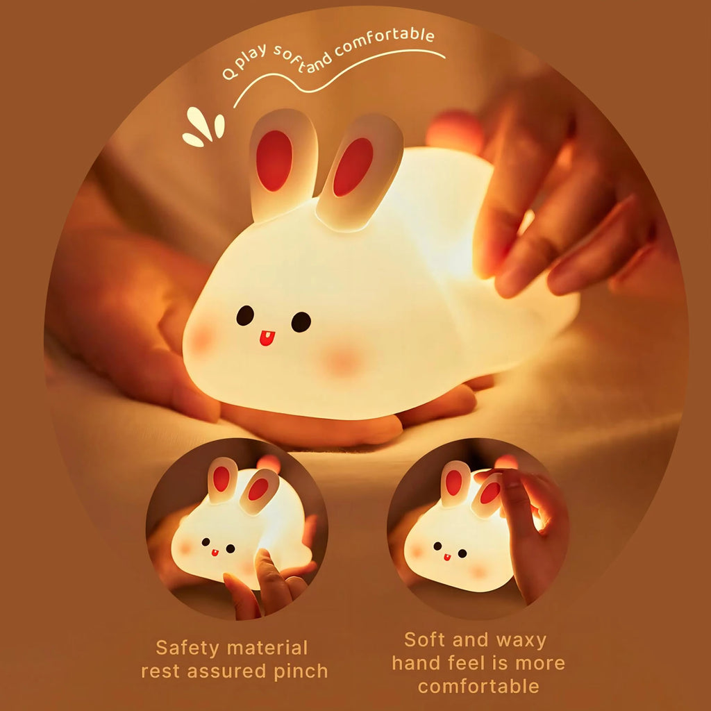 LAQTA cute LED night light Panda shaped lamp for kids, soft glow and adorable panda design perfect for bedroom decor