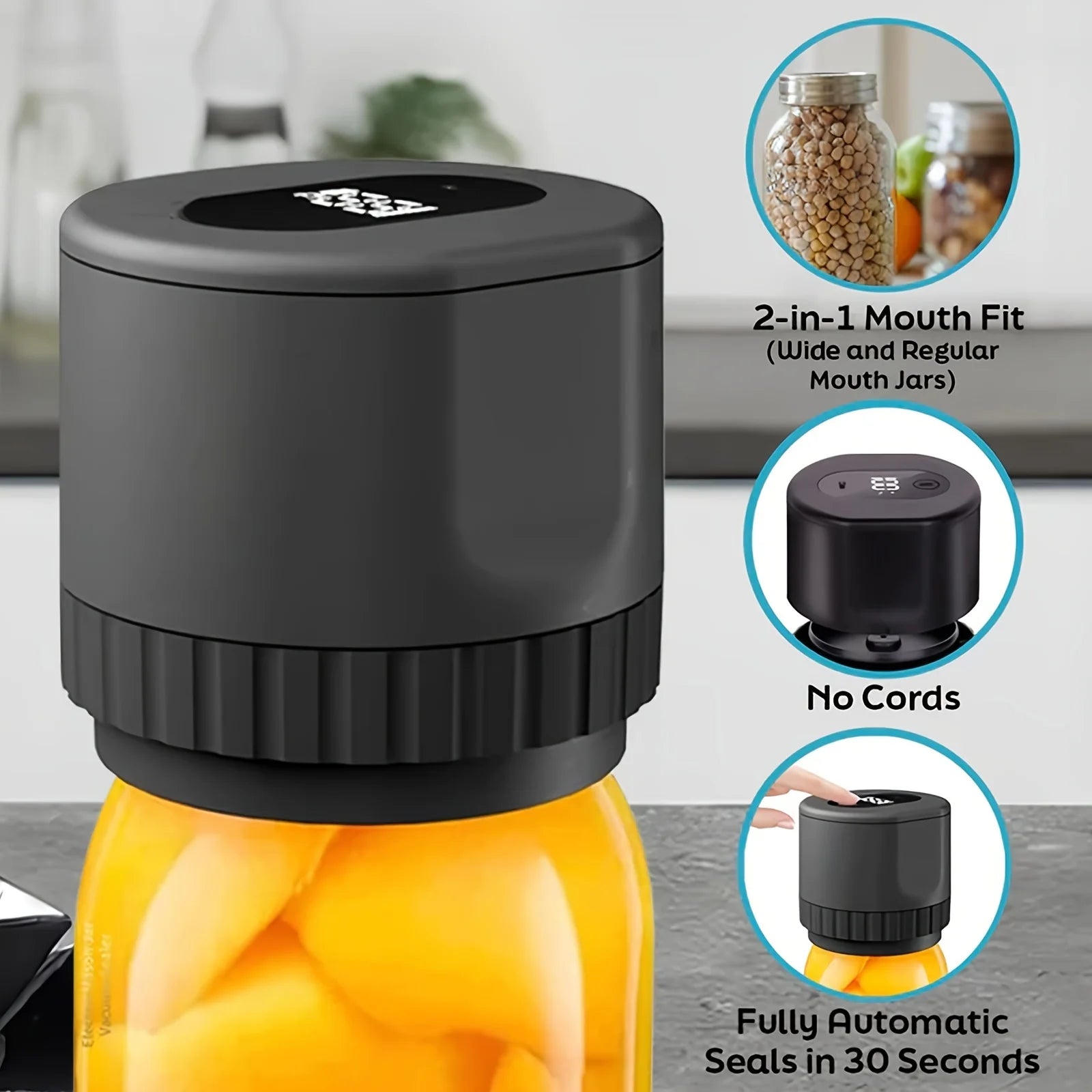 Semi-automatic can sealer by LAQTA with a stainless steel body and adjustable sealing mechanism for industrial food canning.