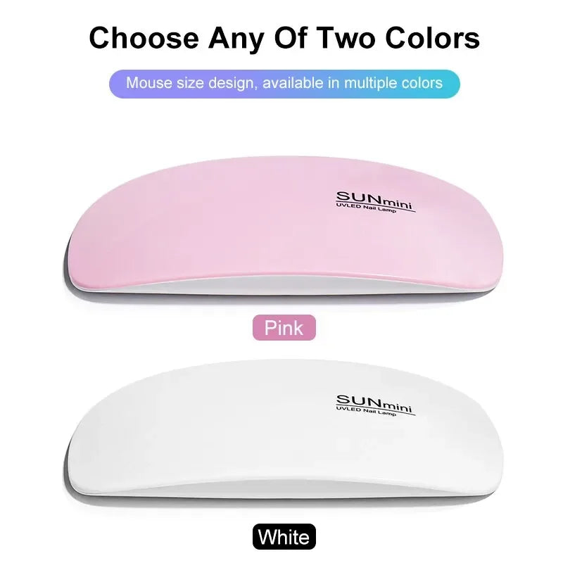 LAQTA portable nail dryer with sleek design, compact size, and multiple drying settings for quick, efficient nail curing.