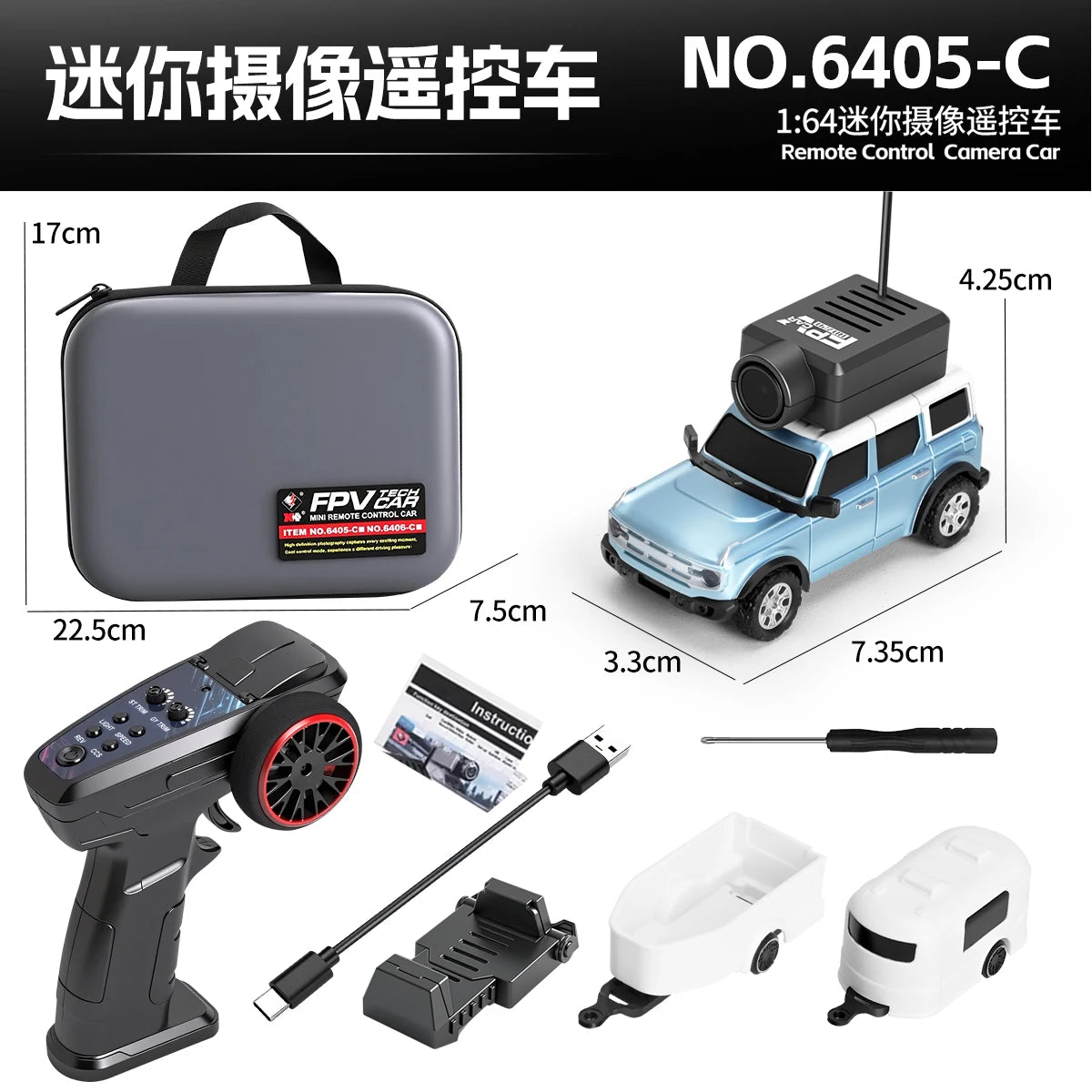 6406-C Remote Control Camera Car