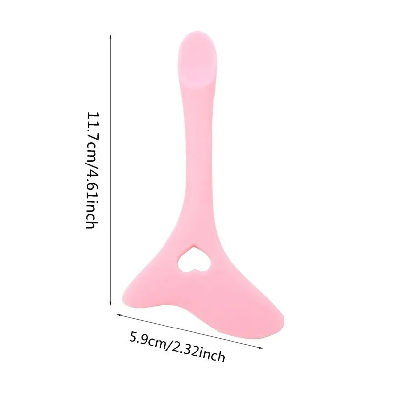 LAQTA multi-functional eyeliner stencil with wing tips, shown on a white background for precise eye makeup application.