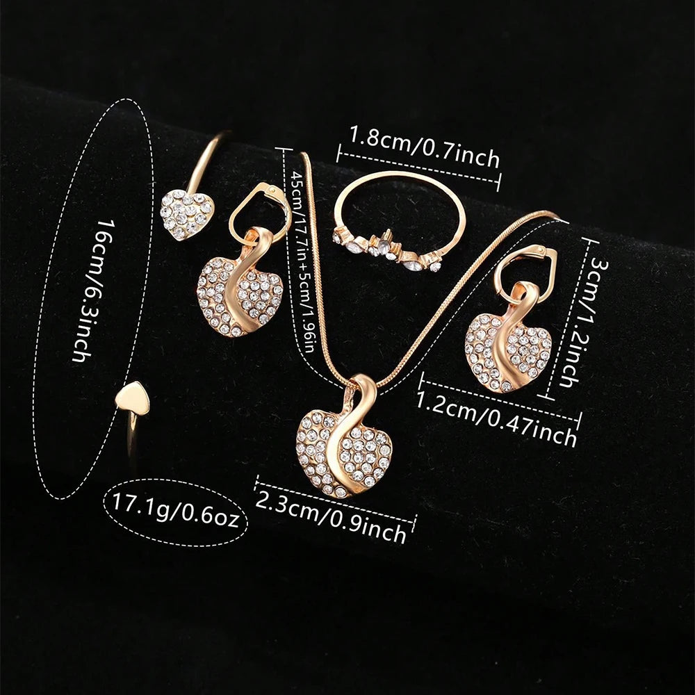 Gold Luxury Women Rhinestone Fashion