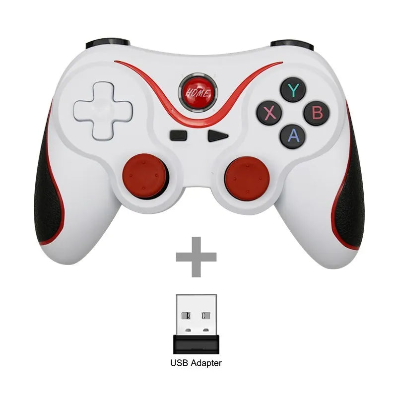 LAQTA Terios T3 X3 wireless joystick with ergonomic design and multiple control buttons for gaming.