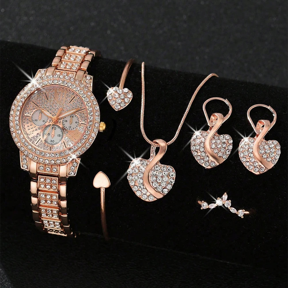 Gold Luxury Women Rhinestone Fashion