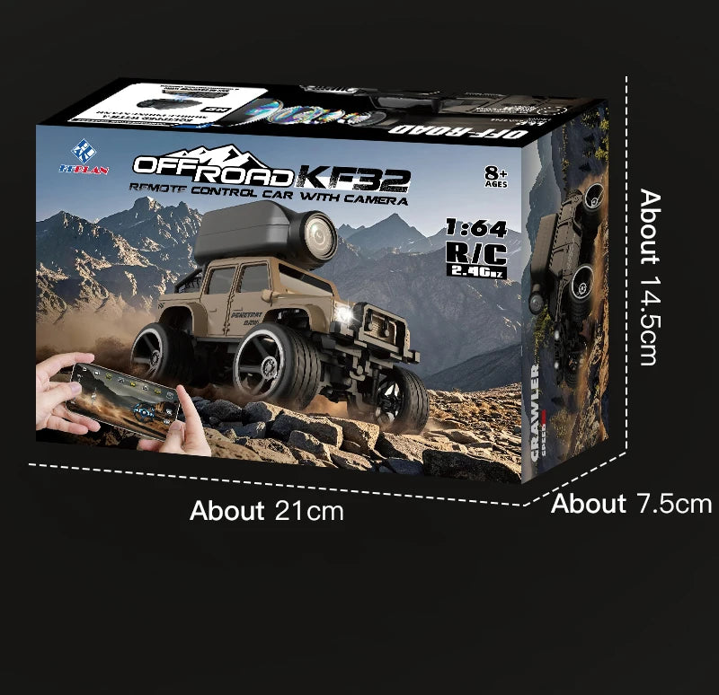 Mini Climbing RC Car 1:64
