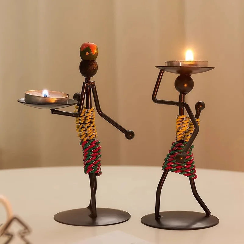 Elegant LAQTA Light Luxury table decoration candle holder with intricate design, perfect for enhancing interior decor.