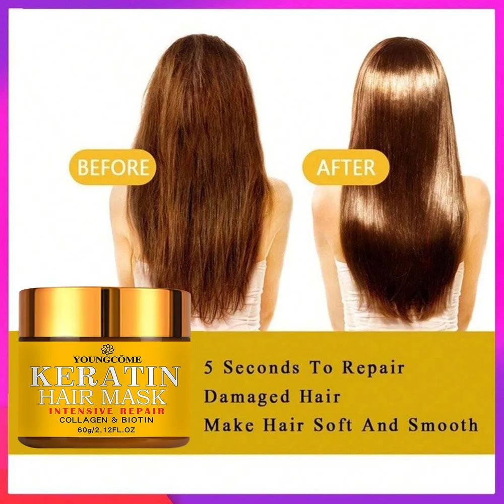 LAQTA Hair Repairs product with a sleek bottle, designed to strengthen and restore damaged hair with nourishing ingredients.