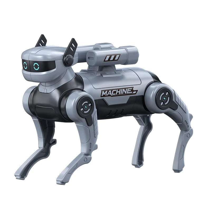 LAQTA robot dog children's interactive toy with moving parts and expressive eyes, designed for playful and engaging fun.