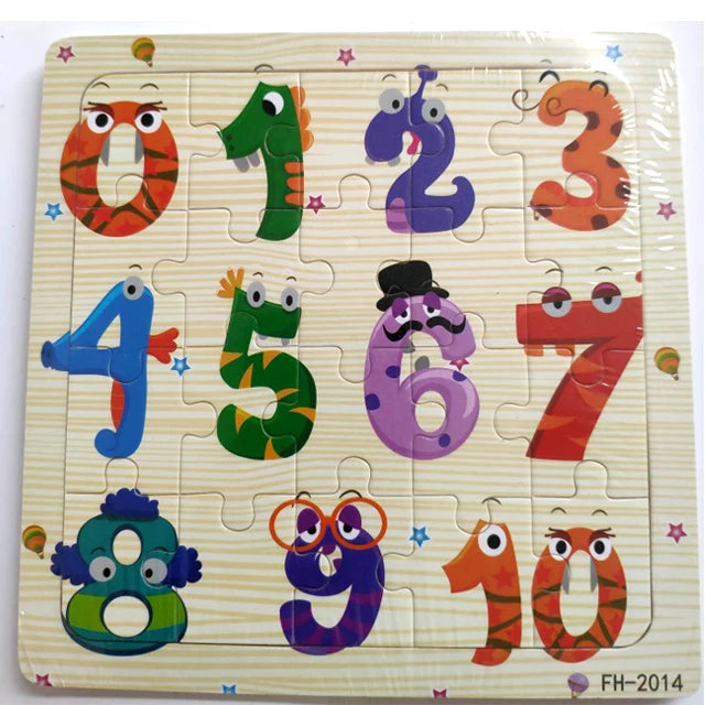 Colorful Montessori 3D puzzle by LAQTA featuring interlocking geometric shapes for educational play and cognitive development.