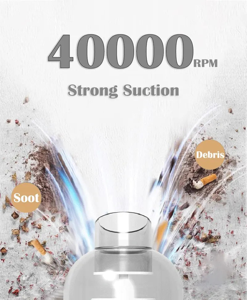 LAQTA wireless car vacuum cleaner with compact design and handheld functionality, suitable for cleaning car interiors efficiently.