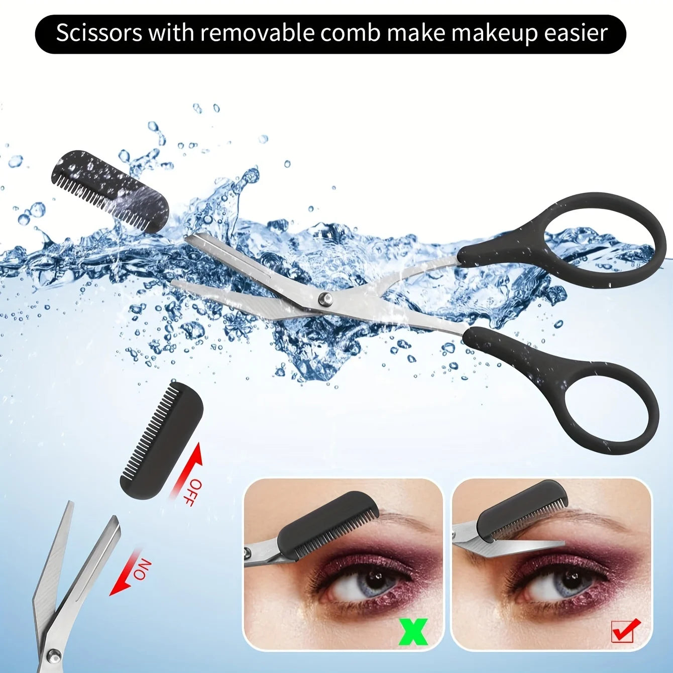 LAQTA Set Eyebrow Kit with brow powders and brushes for shaping and defining eyebrows, displayed in a compact case.