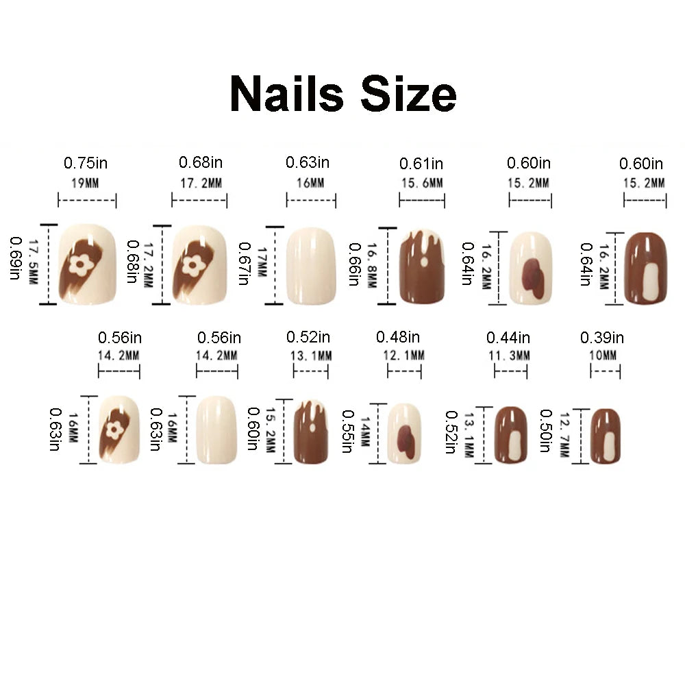 LAQTA short square fake nails in natural pink with subtle gloss finish, perfect for a stylish, everyday manicure.