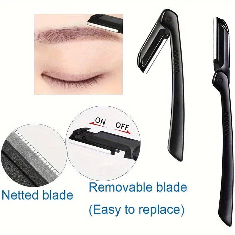 LAQTA Set Eyebrow Kit with brow powders, wax, and brushes for shaping and defining eyebrows.