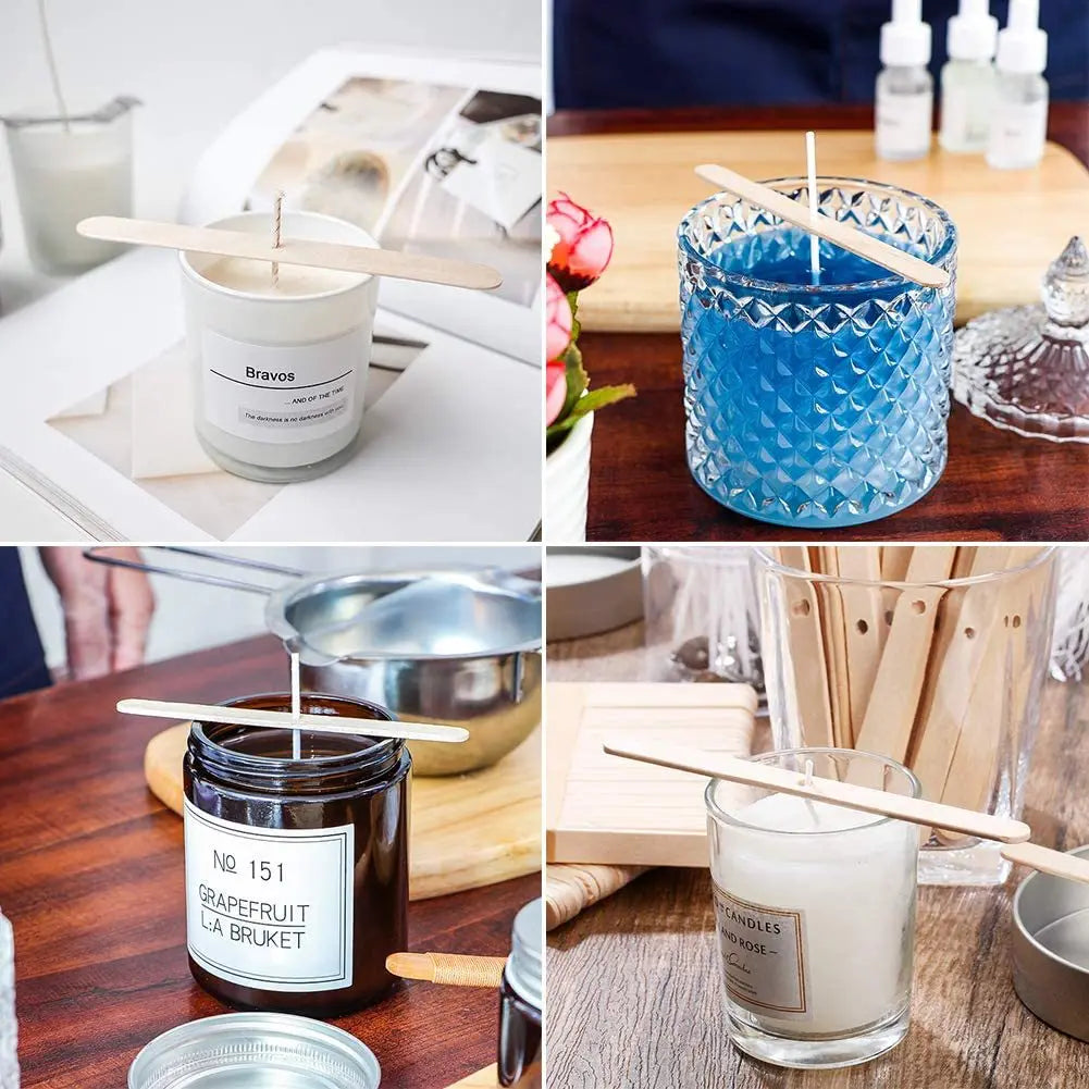 LAQTA DIY candle kit with aromatic candles making tools, including wax, wicks, and accessories for crafting scented candles.