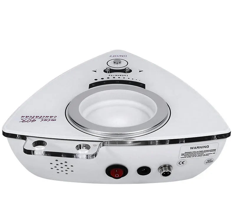 LAQTA Ultrasonic 40KHz Cavitation Machine with control panel and display for body slimming and fat reduction treatments.