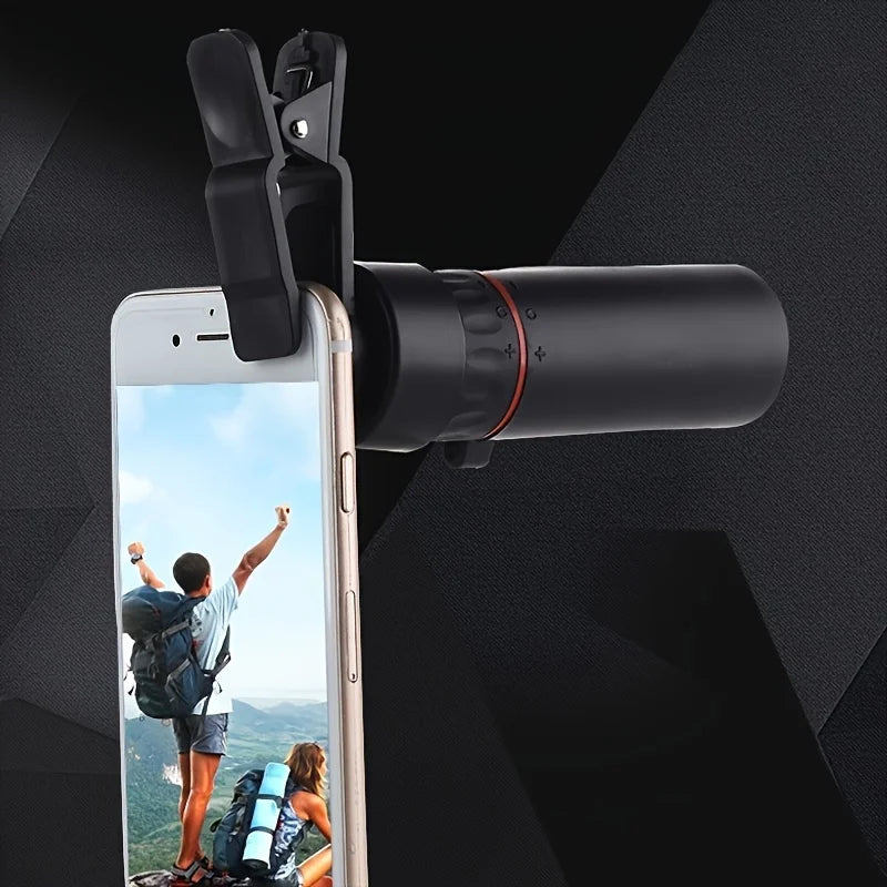 LAQTA 2000X25 HD Monocular Telescope showing detailed lens and compact design for outdoor observation and wildlife viewing.
