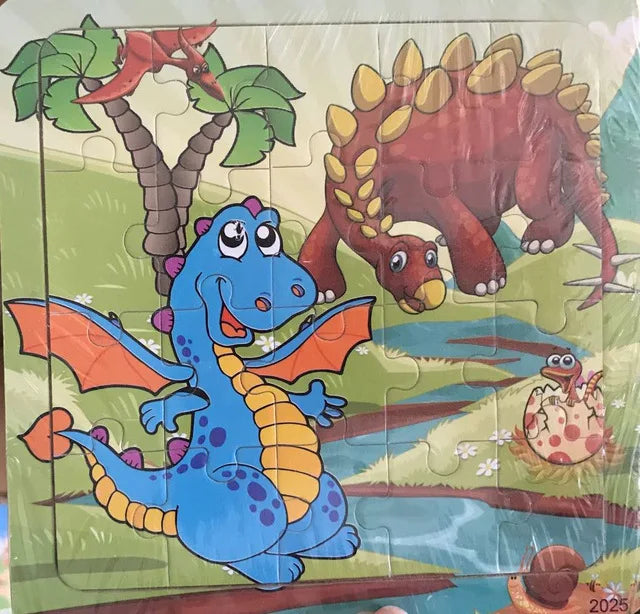 LAQTA Montessori 3D Puzzle featuring colorful wooden pieces and educational design for children’s learning and play.