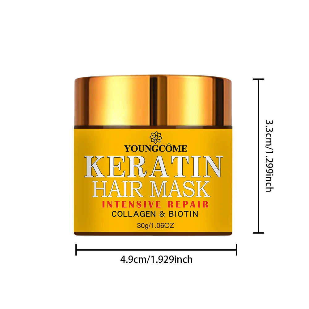 LAQTA Hair Repairs product bottle with label, showcasing the sleek packaging and product details for damaged hair recovery.