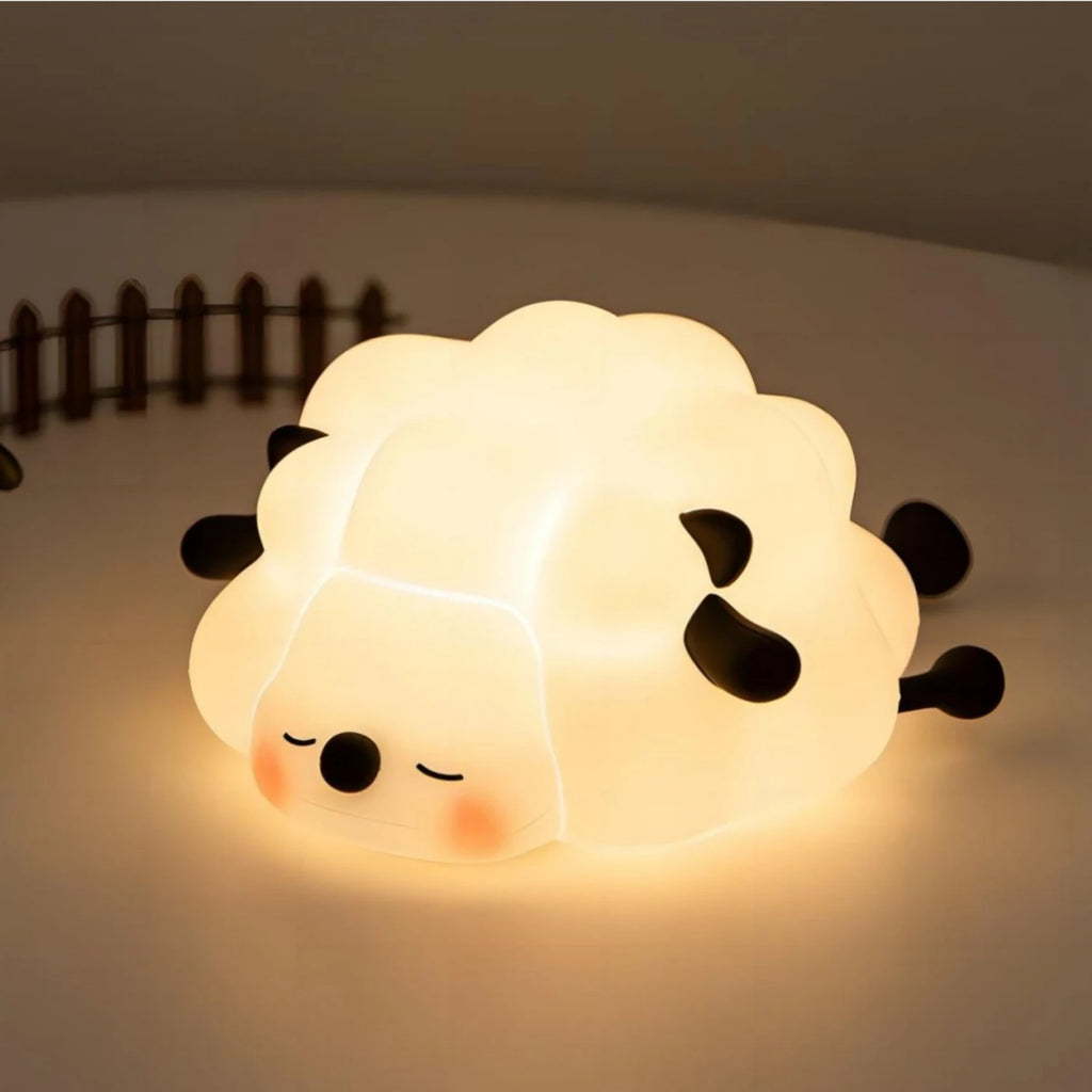 LAQTA Cute LED Night Light Panda emits soft glow, perfect for children's rooms or cozy spaces.