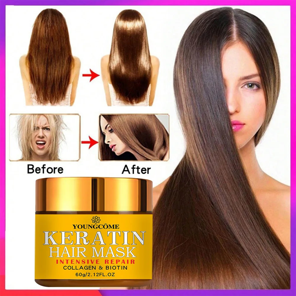 LAQTA Hair Repairs product bottle with a sleek design, showcasing the nourishing formula for damaged hair.